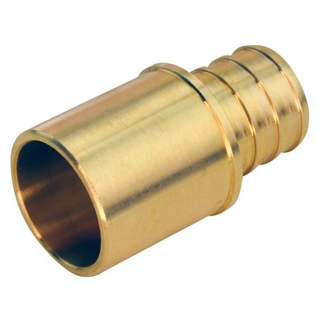 Apollo Pex 3/4 in. Brass PEX Barb x Male Copper Sweat Adapter APXMS3434